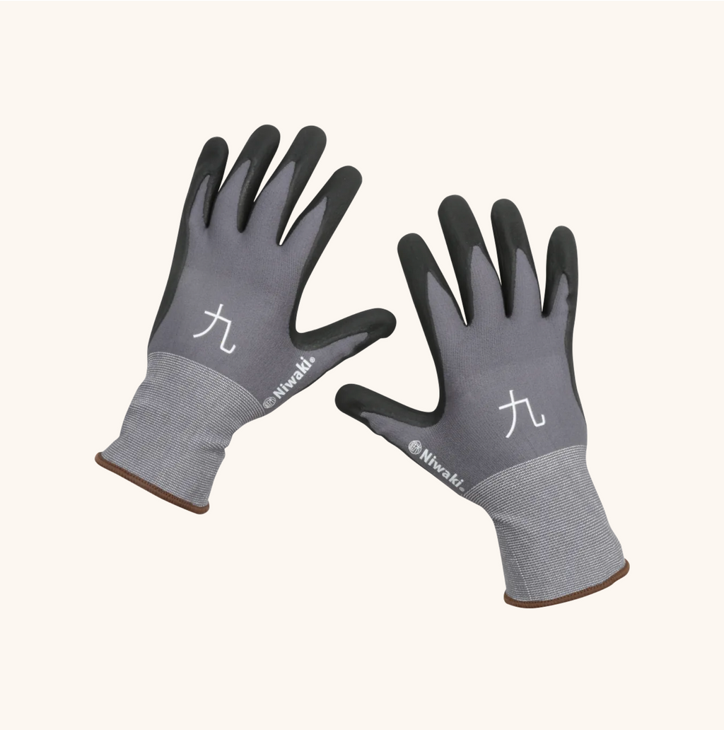 Homebase Patterned Soft Grip Gardening Gloves - 2 Pack - Medium